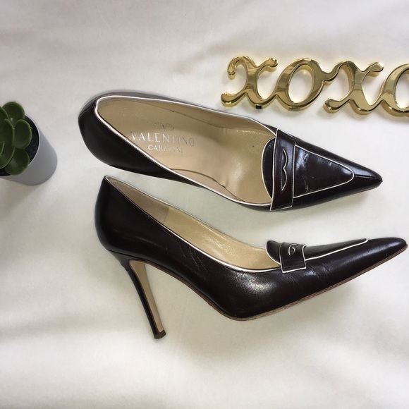🤎VALENTINO BROWN POINTY PUMPS🤎 - Picture 2 of 7